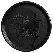 18" Round Catering Tray, Black