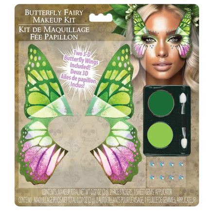 Butterfly Fairy Makeup Kit with 3D Wings