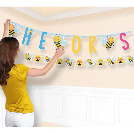 Little Honey Bee Jumbo Banner 1 ct