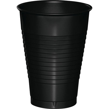 12 oz Black Plastic Cup 20ct