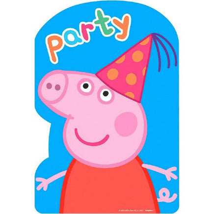 Peppa Pig Postcard Invitations 8 ct.