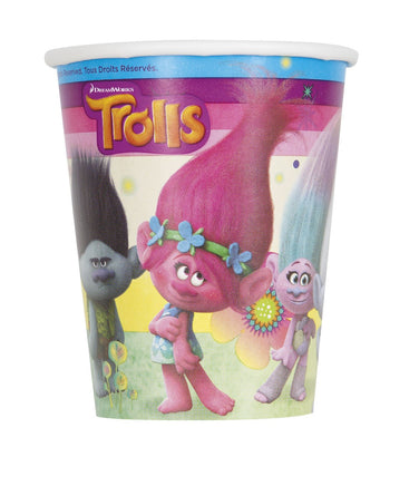 Trolls 9oz Paper Cups 8ct