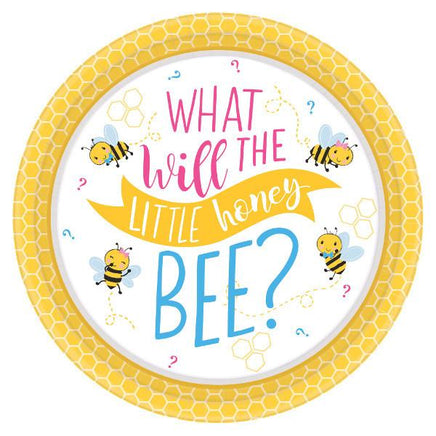 7 in. Little Honey Bee Dessert Paper Plates 8 ct