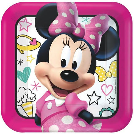 Minnie Mouse Happy Helpers Square Luncheon Plates 8 ct