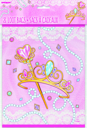 Pink Princess Loot Bags 8 ct.