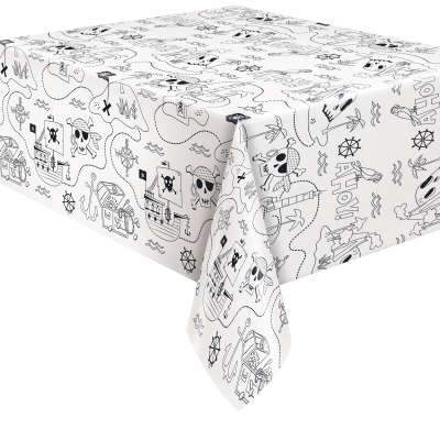Ahoy Pirate Coloring Paper Table Cover 54