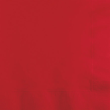 Classic Red Beverage Napkins 50 ct.