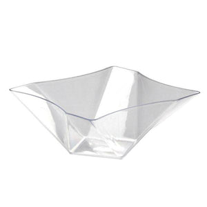 161 oz. Twisted Square Serving Bowls - Clear  1 CT.