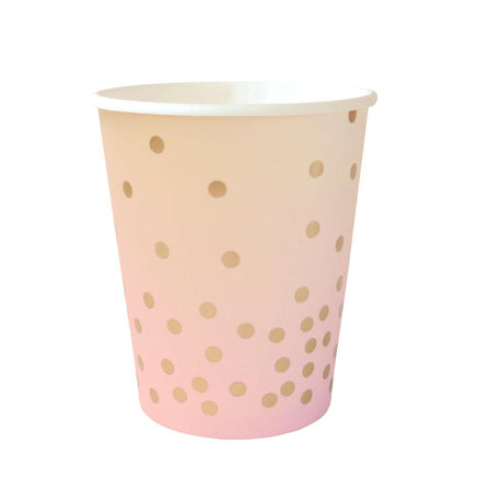 9 oz. Pink & Peach Cup 10 ct.