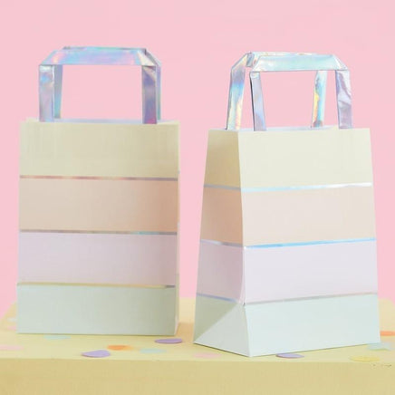 Ginger Ray Pastel Party Iridescent Foiled Party Bags 5 ct.