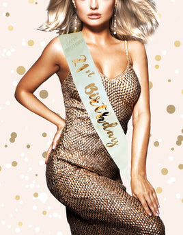 Milestone Birthday Sash