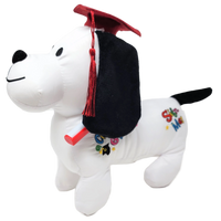 11" Congrats Grad Autograph Dog -  W/Pen