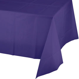 Purple 54" x 108" Plastic Table Cover 1 ct.