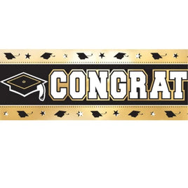 9ft. Congratulations Graduate Foil Banner