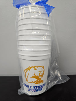 John F. Kennedy High School Plastic Cups 10 ct.