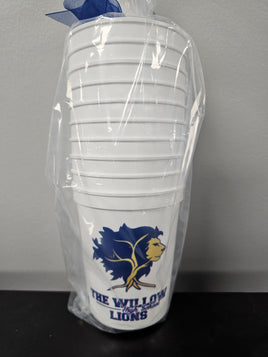 The Willow School  Plastic Cups 10 ct.