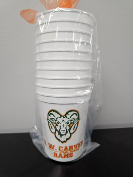 George W. Carver Plastic Cups 10 ct.