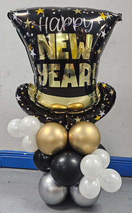 New Year Top Hat Mini Column