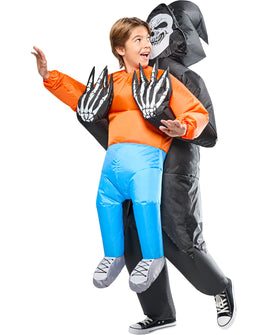 Grim Reaper Abduction Kids Inflatable Costume One Size