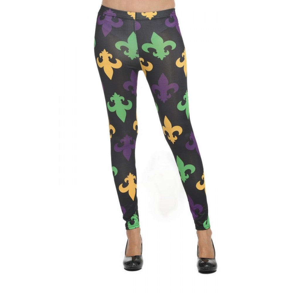 Mardi Gras Leggings