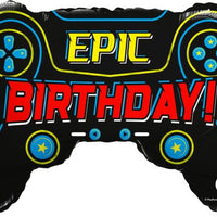 28" Epic Birthday Controller Jumbo Balloon