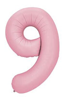 34" LIGHT PINK NUMBER BALLOON