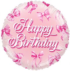 18" HAPPY BIRTHDAY BOWS FOIL BALLOON