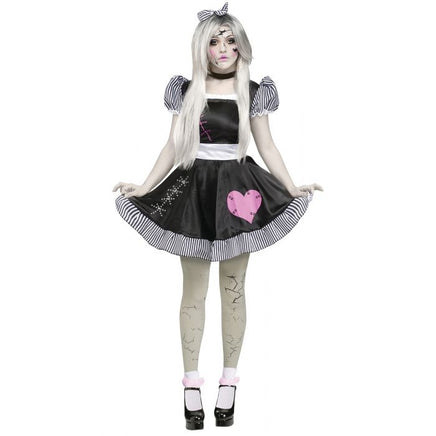 Broken Doll Adult Costume Small/Medium (2 to 8)