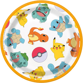 7" Pokemon Paper Plates 8 ct.