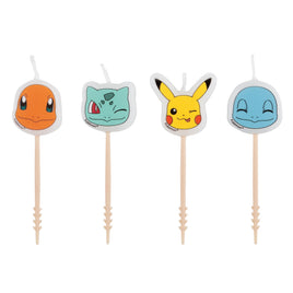 Pokemon Pick Birthday Candles 4 ct.