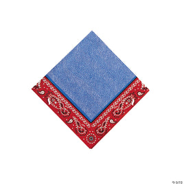 Red Bandana Beverage Napkins 16 ct.