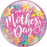 22" MOTHER'S DAY COLORFUL FLORAL BUBBLE