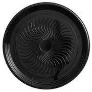16" Round Black Catering Tray