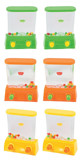 PLASTIC WATER GAMES 6 PCS.