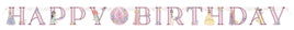 Disney Princess "Happy Birthday"Jointed Banner