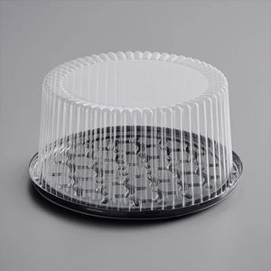 9" High Dome Cake Container Clear Dome Lid