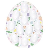 Pretty Easter Plastic Egg Holder Tray