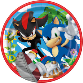 Sonic the Hedgehog 7" Paper Plates 8 ct.