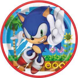 Sonic the Hedgehog 9" Paper Plates 8 ct.