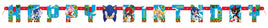 Sonic the Hedgehog Jointed Banner 6.25 ft.   1  ct.