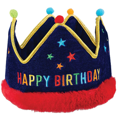 Primary Birthday Fabric Crown 1 Ct.