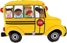 29" School Bus Foil Balloon