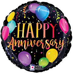 18" Anniversary Party Balloons Foil