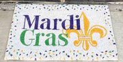 Mardi Gras Door Mat