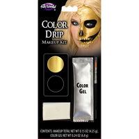 Melting Skull Color Drip Gold