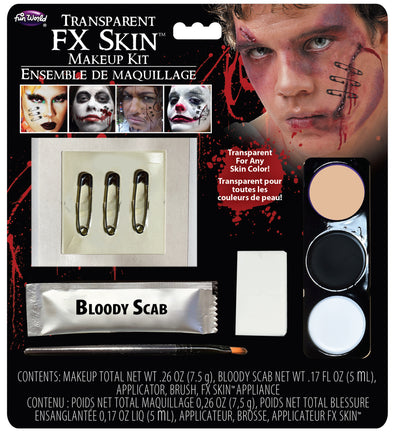 TRANSPARENT FX SKIN PIN MAKEUP  KIT