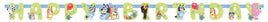 Bluey Happy Birthday Jointed Banner  6 ft