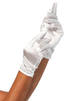 Wrist Length Satin Gloves-Adult