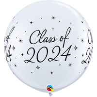 3ft. Class of 2024 Sparkle **(Inflated)*** Latex Balloon 1 ct.