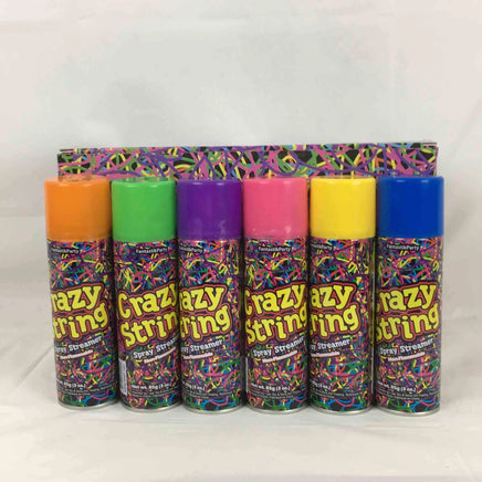 Krazy String Crazy String Spray (Assorted Colors) 1 ct.| Party Stop